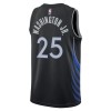 NBA Mænd Trøje Dallas Mavericks Washington JR 2025-26 Nike City Edition Sort Swingman